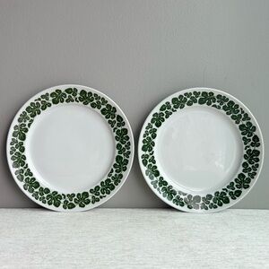 (2) FÜRSRENBERG       fine porcelain (rebe-vine) 7 1/4” plates germany